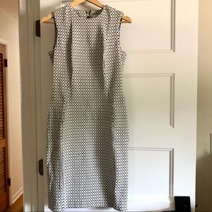 Calvin Klein black & white dress